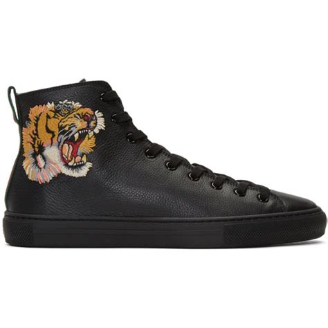 gucci tiger sneakers high.